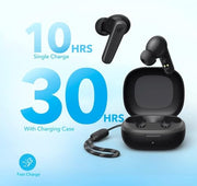 Soundcore by Anker P20i True Wireless Earbuds, with Big Bass, 30H Playtime | Bluetooth 5.3, Water-Resistant, 2 Mics for AI Clear Calls, 22 Preset EQs, Customization via App