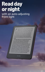 Amazon Kindle Paperwhite Signature Edition 32GB (2024 model) – Auto-adjusting front light, wireless charging, and weeks of battery life – Metallic Black