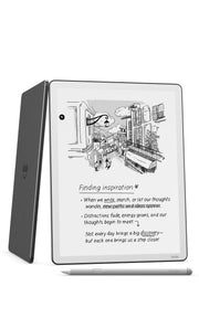 Amazon Kindle Scribe 32GB (newest model) — 11” display with front light, paper-like feel, and no distractions — Write in notebooks, docs, and books. Pen included - Graphite