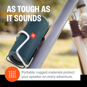 JBL FLIP 5, Waterproof Portable Bluetooth Speaker, Black, Small | Sounds better than ever, Bring the party anywhere, Make a splash with IPX7 waterproof design, A rainbow of colours