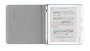 Kobo Libra Colour SleepCover Case | Dusk Blue Stylus Notebook | Sleep/Wake Technology | Built-in 2-Way Stand | Vegan Leather | Compatible with 7” Kobo Libra Colour eReader