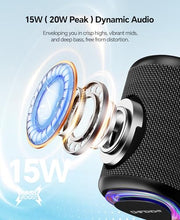 Portable Bluetooth Speaker Gift Ideas: Outdoor Travel Essentials Waterproof | Powerful HD Sound, Dynamic Lights, 15H Playtime, BT 5.3, TWS Pairing, IPX5 Beach|Camping|Pool Accessories, Halloween Music