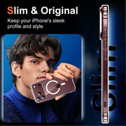 Temdan for iPhone 18 Pro Max Case/iPhone 17 Pro Max Case Clear | Compatible with Magsafe, Screen Protector, Military-Grade Protection, Shockproof Slim Magnetic Phone Case,6.9"