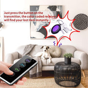 Reyke Key Finder with Sound, 131ft RF Remote Finder, 4 Receivers | 80dB+ RF Remote Control Finder With 1 Transmitter and 4 Receivers for Keys, Wallets, Phones, Glasses and Pet Collars