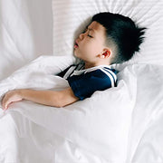 Utopia Bedding Toddler Pillow 2 Pack, Cotton Blend Shell 13x18 Inch, White | Soft and Breathable Small Satin Striped Kids Pillow, Baby Sleeping For Toddler, Bed and Travel, Age 2 and Above