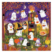 Mudpuppy - Ghostly Gathering 500 Piece Jigsaw Puzzle | Illustrated by Jenny Miriam Hughes, Halloween, For Adults, Family, and Kids, Recycled Paper, No Dust, Finished Size 20" x 20"