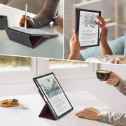CoBak Stand Case for 11" Kindle Scribe 3rd Gen 2025 & Colorsoft | Two Viewing Angles – All-New PU Leather Cover with Auto Sleep/Wake, Built-In Pen & Tip Holders
