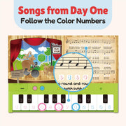 BEST LEARNING My First Piano Book - Toy Piano with Songbook for Kids | 10 Nursery Rhymes, 6 Instrument Sounds, Record and Playback, Educational Birthday Gift for 3 to 5 Year Old Boys and Girls