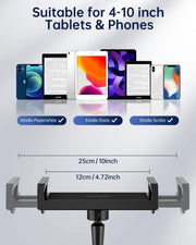 Kindle Stand with Remote Page Turner, Kindle Holder for Reading in Bed