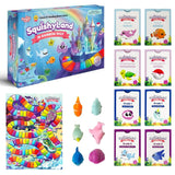 The Fidget Game SquishyLand in Rainbow Reef Board Game, Pre-K to 2nd Grade | Educational & Phonics Kindergarten Learning Activities, Mochi Squishy Toys Set, 2-6 Players