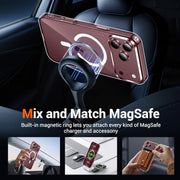Temdan for iPhone 18 Pro Max Case/iPhone 17 Pro Max Case Clear | Compatible with Magsafe, Screen Protector, Military-Grade Protection, Shockproof Slim Magnetic Phone Case,6.9"