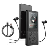 64GB MP3 Player with Bluetooth 5.3, Music Player with HiFi Sound for Sports Runners, 2.4" Screen MP3 Player Built in HD Speaker Voice Recorder FM Radio E-Book, Expanded Up to 128GB, Earphone Included