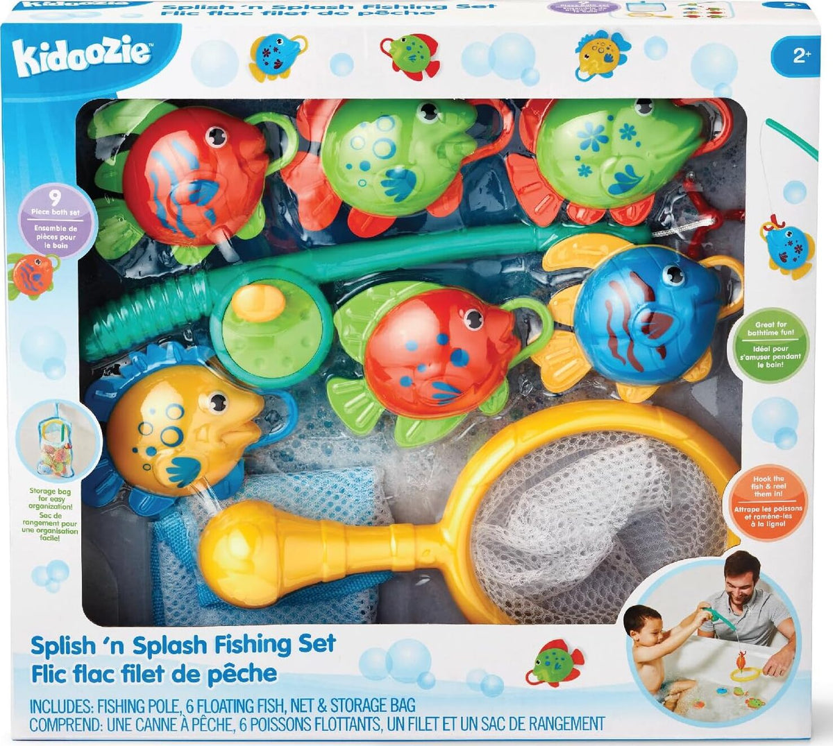 Splish N Splash Bath Fishing Set Kidoozie