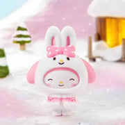 Kuromi Little Cape Series Blind Box Flocked Keychain, Face-Changing Collectible Bag Charm
